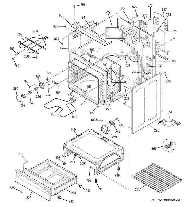 Diagram for JCBP62DM1WW