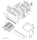 Diagram for 4 - Door & Drawer Parts