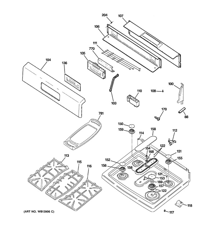 Diagram for JGBP86SEL3SS