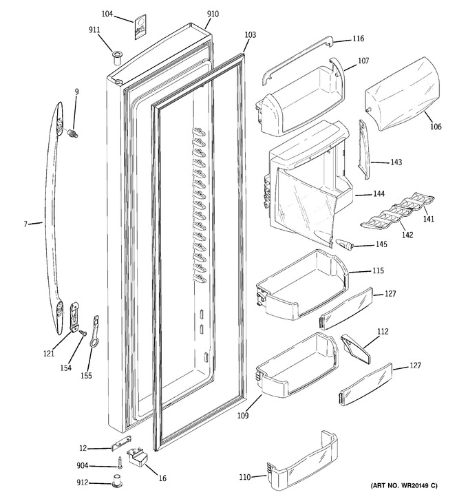 Diagram for PSF26PGWCWW