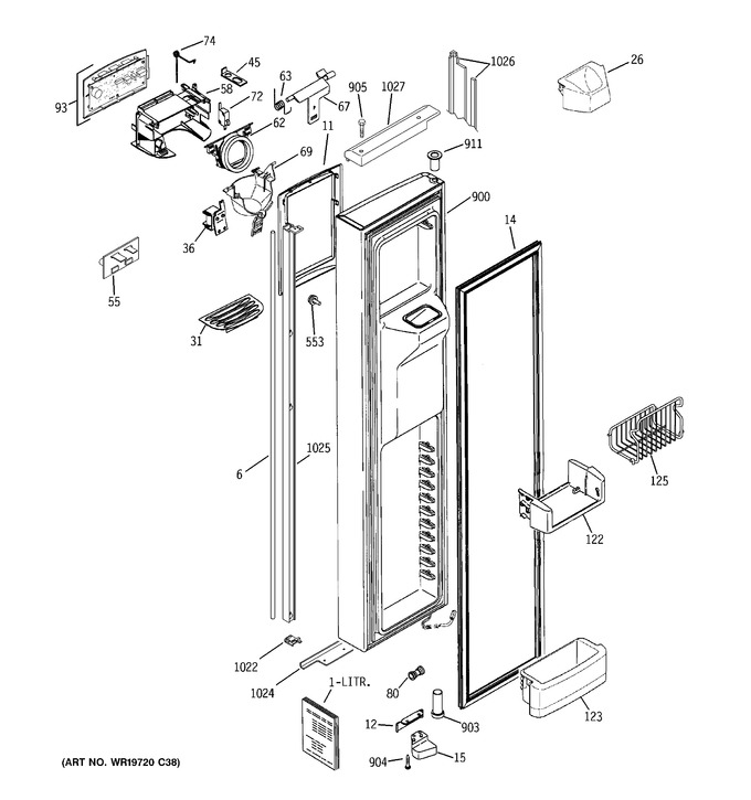 Diagram for PSH25MGWCWV