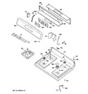 Diagram for 2 - Control Panel & Cooktop