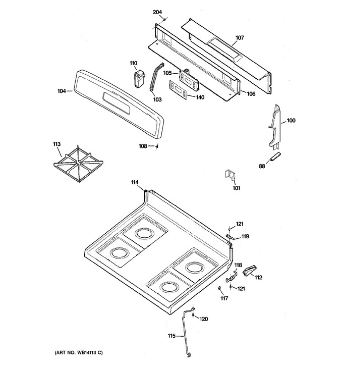 Diagram for JGBS17DEM1WW