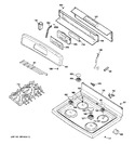 Diagram for 2 - Control Panel & Cooktop