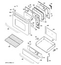 Diagram for 4 - Door & Drawer Parts