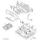 Diagram for 2 - Control Panel & Cooktop