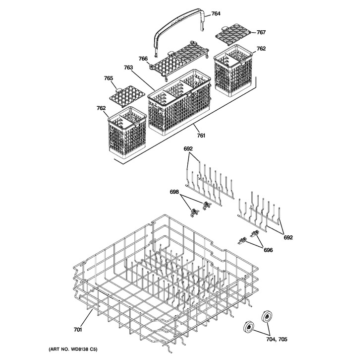 Diagram for PDW8480N00SS