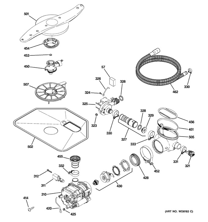 Diagram for PDW8900N00WW