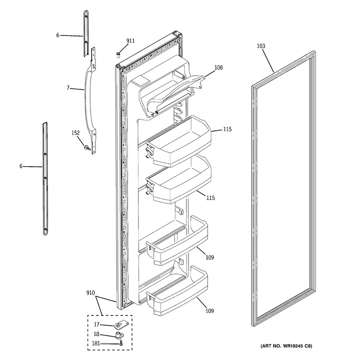 Diagram for HSH25IFTEWW