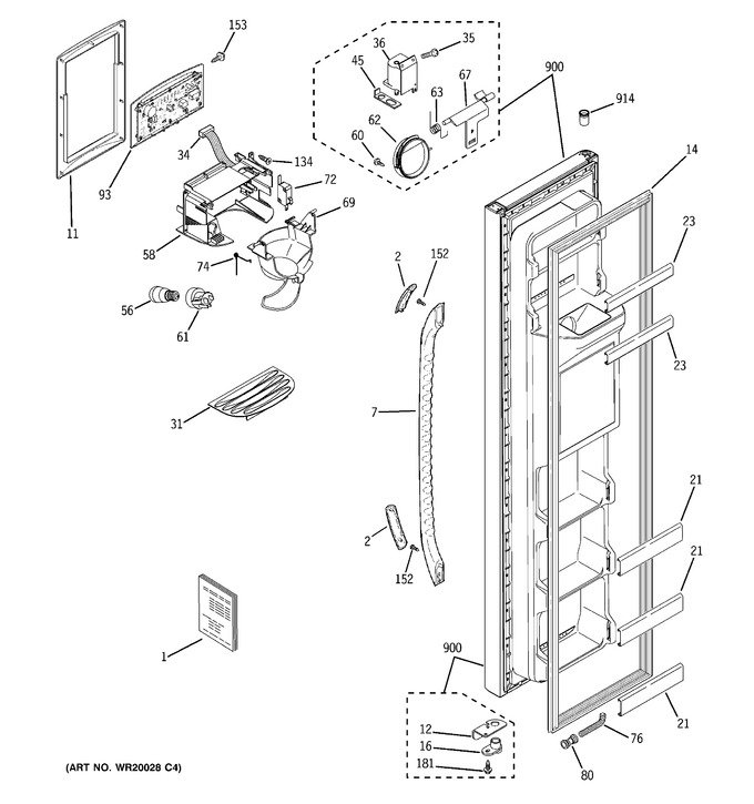 Diagram for SSH25KFTEWW