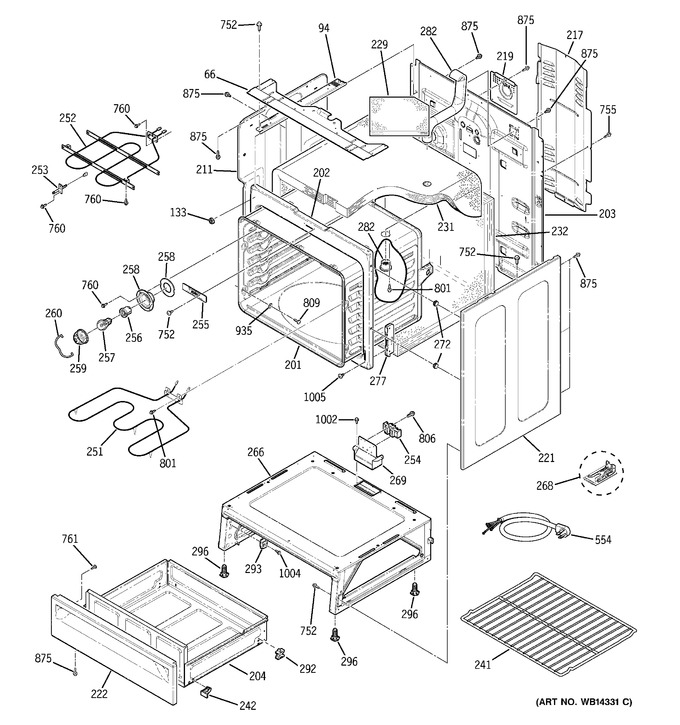 Diagram for JCBP68DM1WW