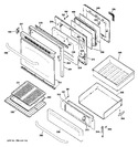 Diagram for 4 - Door & Drawer Parts