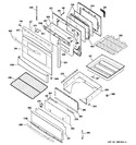 Diagram for 4 - Door & Drawer Parts