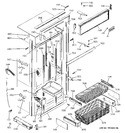 Diagram for 3 - Freezer Section, Trim & Components