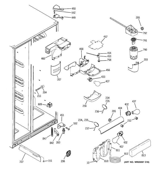 Diagram for GSF25KGWCBB