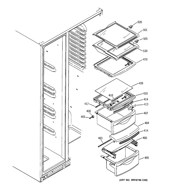 Diagram for GSF25KGWCWW