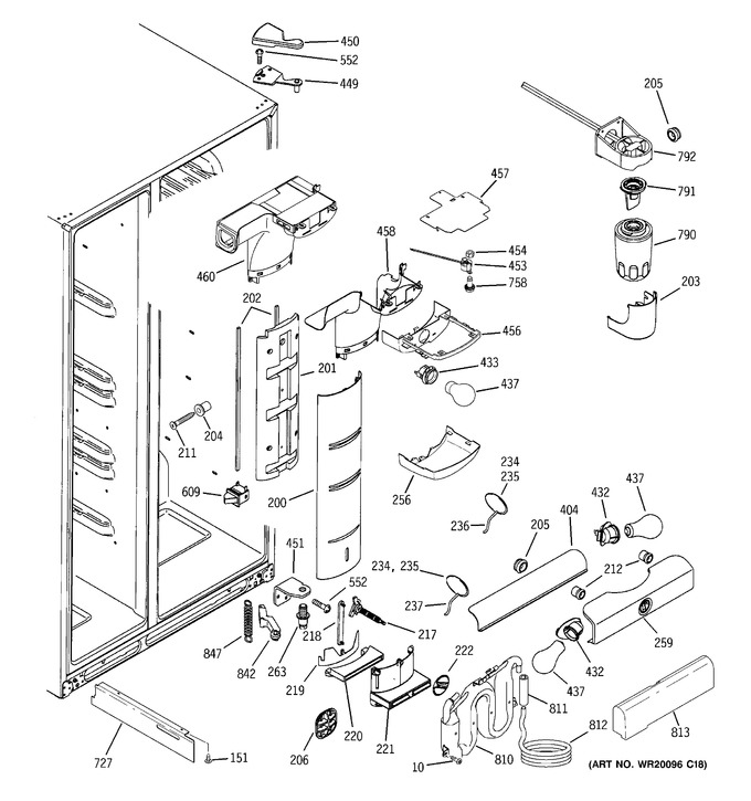 Diagram for GSF25LGWCBB