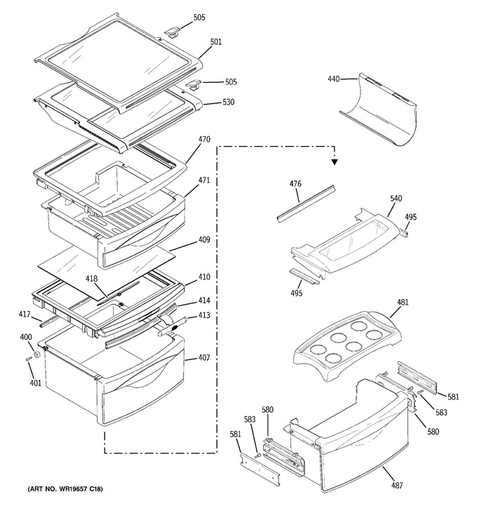 Diagram for GSF25LGWCBB