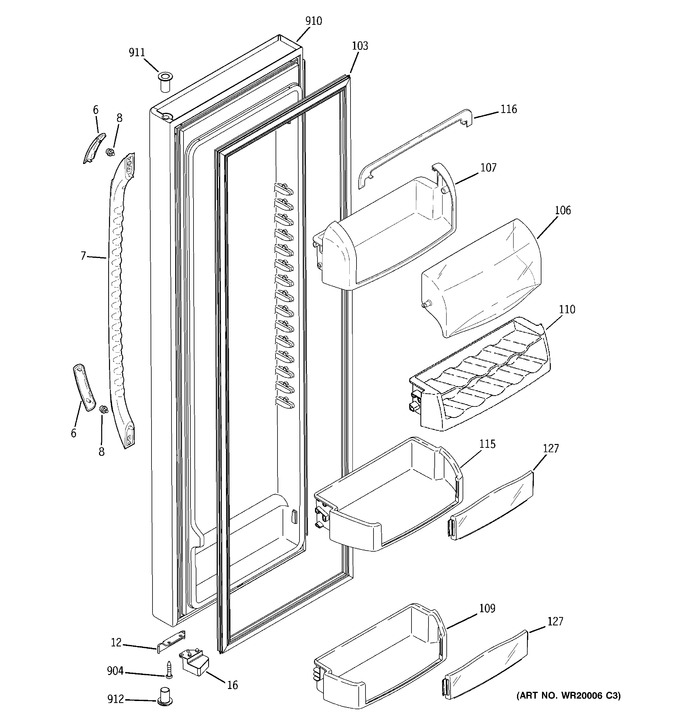 Diagram for GSF25TGWCWW