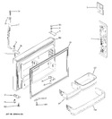 Diagram for 1 - Freezer Door