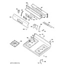 Diagram for 2 - Control Panel & Cooktop