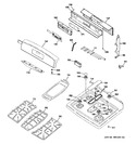 Diagram for 2 - Control Panel & Cooktop