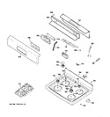 Diagram for 2 - Control Panel & Cooktop