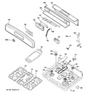 Diagram for 2 - Control Panel & Cooktop