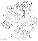 Diagram for 4 - Door & Drawer Parts