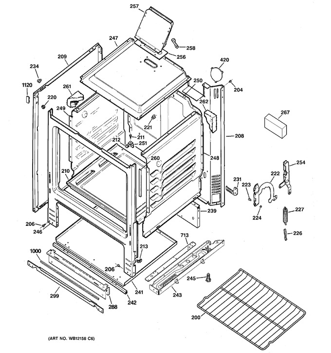 Diagram for RGB508PPH3WH