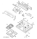 Diagram for 2 - Control Panel & Cooktop