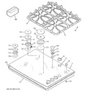 Diagram for 2 - Control Panel & Cooktop