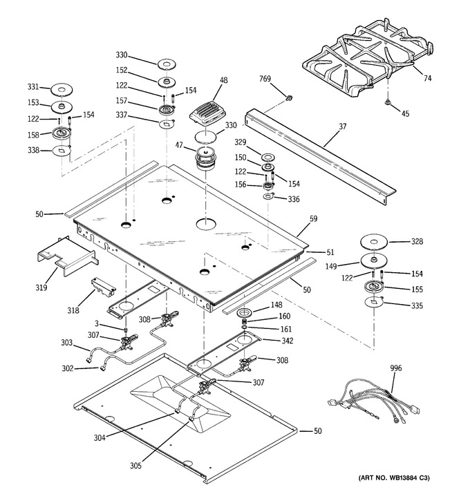 Diagram for JGS968TEK4WW