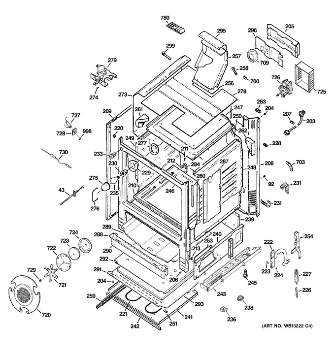 Diagram for JGB916CEK7CC