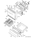 Diagram for 4 - Door & Drawer Parts