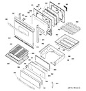 Diagram for 4 - Door & Drawer Parts