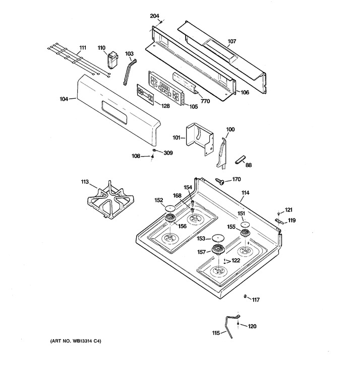 Diagram for JGBP29WEL4WW