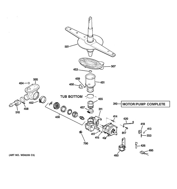 Diagram for GSC3500N10WW