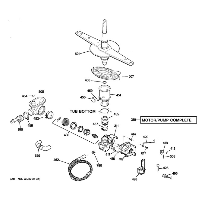 Diagram for GSD2301N10WW