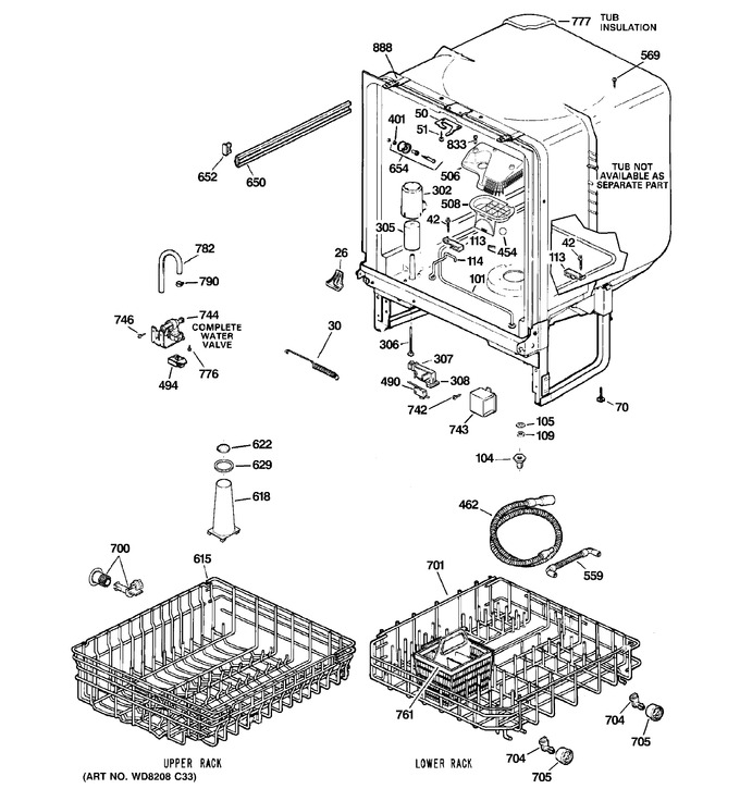 Diagram for GSD3300N10CC