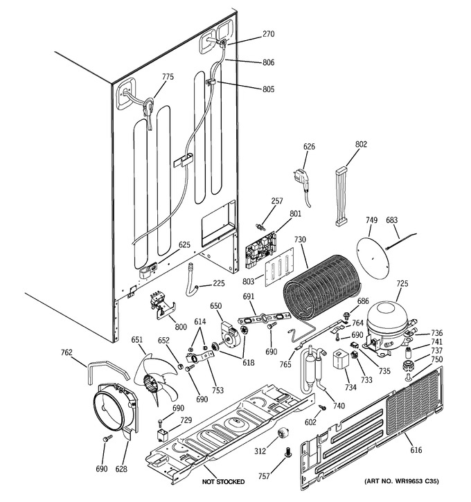 Diagram for GCE21LGWAFBB