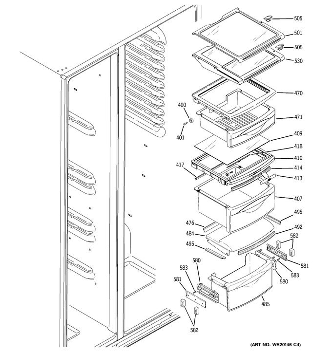 Diagram for GSC23KSWDSS