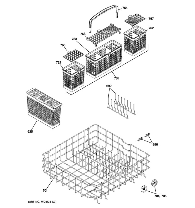 Diagram for PDW8211N20WW