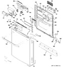 Diagram for 1 - Escutcheon & Door Assembly