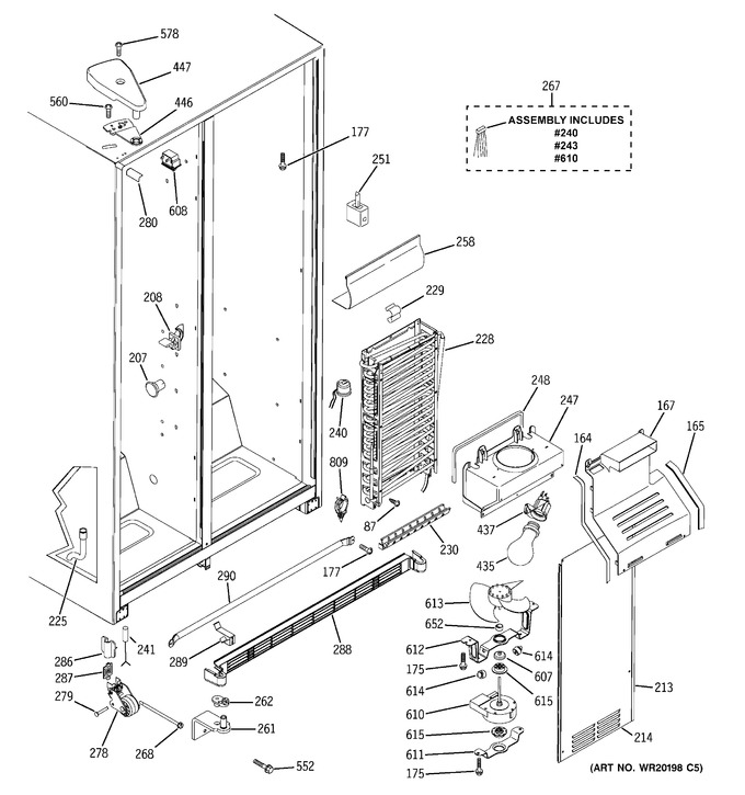 Diagram for ESL25JFWFBS