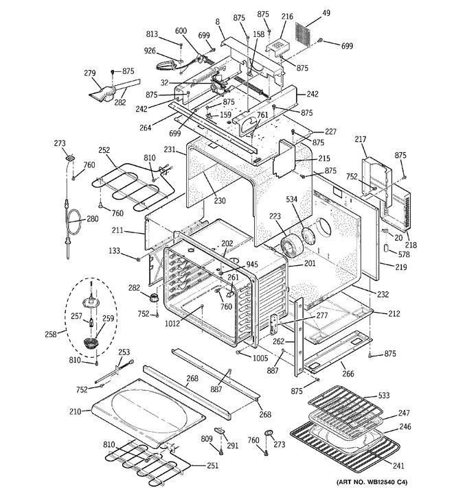 Diagram for JT965CF3CC