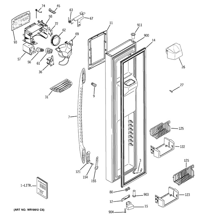 Diagram for PHG25PGTAFWW