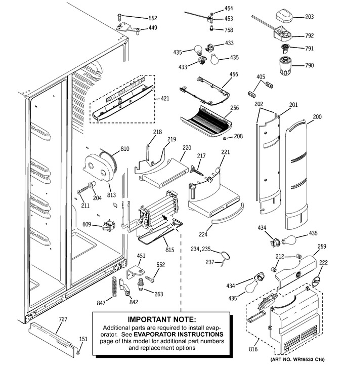 Diagram for PHG25PGTAFWW