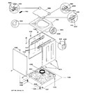 Diagram for 4 - Washer Lower Cabinet & Top