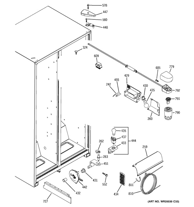 Diagram for GSH25JFTFWW